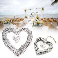Wicker heart wreath for sale  Shipping to Ireland