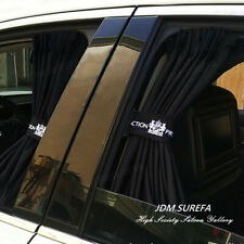 Used, JDM Junction Produce Curtains Luxury Black Car Window Shade Valance Small Size for sale  Shipping to South Africa