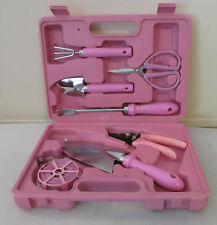Conjunto de ferramentas de jardinagem rosa em estojo de transporte rosa - 7 ferramentas comprar usado  Enviando para Brazil