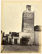 Pedra. Algérie, Monuments arabes de Tlemcen Vintage albumen print. Tirage albu, usado comprar usado  Enviando para Brazil
