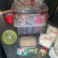 Cage hamster accessoires d'occasion  Marcq-en-Barœul