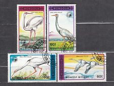 Mongolia 1990 Birds - White-naped Crane 2139‑2142 used na sprzedaż  PL