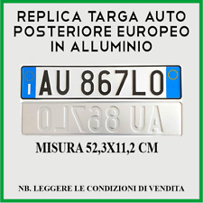 Replica targa auto usato  Due Carrare