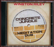 Winston Riley - Concrete Jungle + Meditation Dub + Bonus. RARE CD As New, usado comprar usado  Enviando para Brazil