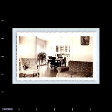 Usado, Foto vintage sala de estar interior mesa de jantar cadeiras samambaia comprar usado  Enviando para Brazil