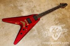 Guitarra Eléctrica Sólida Gibson Flying V2 Candy Apple Rojo Oro Hardware EE. UU. 1982, usado segunda mano  Embacar hacia Argentina