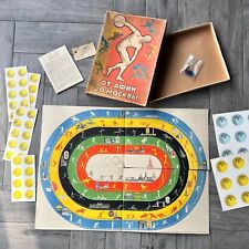 1986 Grande Jogo de Tabuleiro Infantil Vintage URSS de Atenas a Moscou Jogo Olímpico comprar usado  Enviando para Brazil