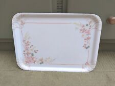 Vintage Retro 1980's Boots Hedge Rose Rectangular Serving Tea Tray 39.5cm X 28cm for sale  Shipping to South Africa