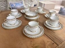 Royal Albert Vintage Tea Set Bone China Guilded White & Gold for sale  Shipping to South Africa