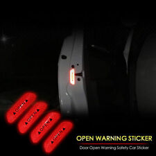 Fita adesiva reflexiva para porta de carro 4 peças segurança aviso aberto refletor adesivos VERMELHO comprar usado  Enviando para Brazil