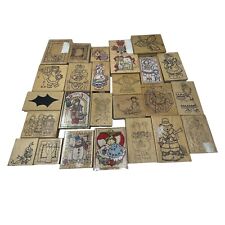 Assorted Vintage Rubber Stamps Collection-26 Piece Sold Individually for sale  Shipping to South Africa