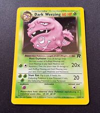 Tarjetas de jinete Dark Weezing Holo 14/82 1999 Team Rocket Pokémon WOTC ENG casi nuevo vintage segunda mano  Embacar hacia Argentina