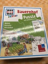 Junior puzzle bauernhof gebraucht kaufen  Büsnau,-Kaltental