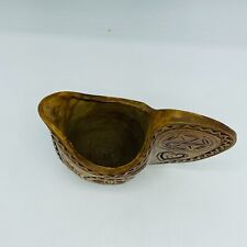 Hand Carved Wooden Creamer Pitcher Wedding Shepherds Cup Kuksa Nordic for sale  Shipping to South Africa