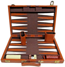 Backgammon suitcase faux for sale  Shipping to Ireland