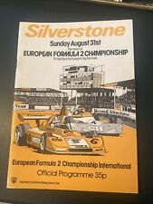 Programme race silverstone for sale  FAREHAM
