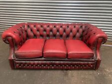 Chesterfield sofa oxblood for sale  SUTTON COLDFIELD