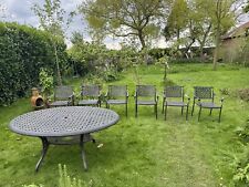 cast aluminium garden chairs for sale  BEVERLEY