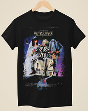 Beetlejuice - Camiseta negra unisex inspirada en póster de película segunda mano  Embacar hacia Argentina