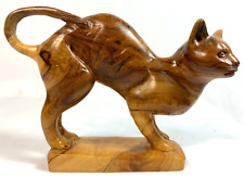 Cat wood carving for sale  San Lorenzo