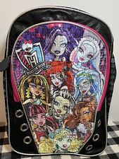 MOCHILA DE LIBRO MONSTER ALTA LENTEJUELA ESCUELA SIN USAR MOCHILA DE 16, usado segunda mano  Embacar hacia Argentina