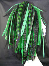 CYBERLOXSHOP GREENWEB CYBERLOX CYBER HAIR FALLS DREADS GOTH RAVE GREEN BLACK for sale  Shipping to South Africa