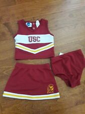 NCAA USC Trojans Cheer Cheerleader Cheerleading Infant Baby Outfit Sz 6/9 months for sale  Mission Viejo