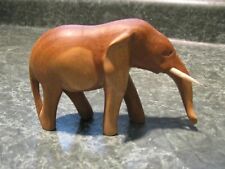 vintage hand carved wooden elephant, used for sale  Shipping to South Africa