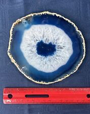Blue agate slice for sale  New Baltimore