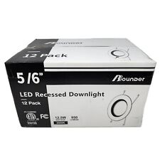 Bbounder 5/6 Inch LED Recessed Downlight Lighting Dimmable 5000K 950LM (12 Pack) for sale  Shipping to South Africa