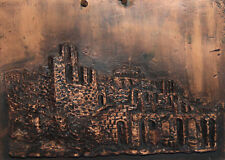 Usado, Placa de decoração de parede de gesso vintage feita à mão paisagem ruínas comprar usado  Enviando para Brazil