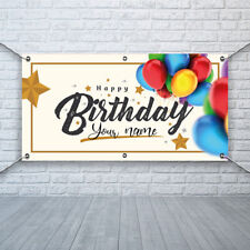 PVC Banner Birthday PersonalisedPrint Outdoor Waterproof High Quality, used for sale  Shipping to South Africa