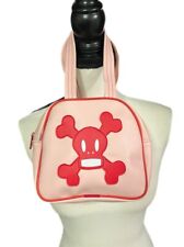 Bolsa bolsa muito RARA vintage Paul Frank rosa caveira caveira e ossos cruzados comprar usado  Enviando para Brazil