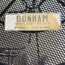 Dunham trailer sign for sale  Oklahoma City