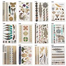 Metallic temporary tattoos for sale  Shipping to Ireland