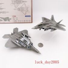 Wltk USAF F-22 Raptor Stealth Fighter Battled versão 1/100 modelo fundido, usado comprar usado  Enviando para Brazil