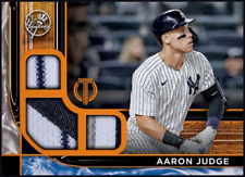 2022 Topps Tributo Triple Reliquia Camiseta Parche RARA MVP- AARON JUDGE Tarjeta Digital segunda mano  Embacar hacia Argentina