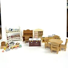 Lote de móveis Calico Critters beliches de cozinha cadeiras de mesa acessórios mesa comprar usado  Enviando para Brazil