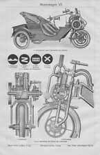 Motocicleta cyklonette Cyklon Trike holzstiche desde 1911 Motor Car segunda mano  Embacar hacia Mexico