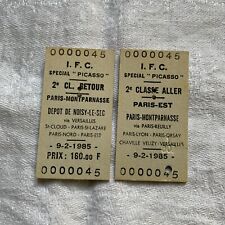 Lot anciens tickets d'occasion  France