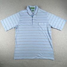 Camisa polo masculina listrada azul grande esporte golfe vintage Grand Slam By Munsing Wear comprar usado  Enviando para Brazil