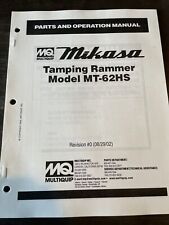 Mikasa multiquip mt62hs for sale  Santa Rosa