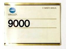 Minolta 9000 owners usato  Genova