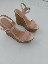 wedge heels slingback 4 for sale  BEXLEYHEATH