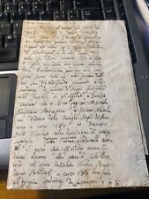manoscritti 1700 usato  Italia