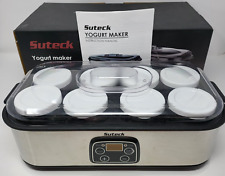 Máquina digital automática Suteck Yogurt Maker SNJ-159B com 8 frascos de vidro comprar usado  Enviando para Brazil