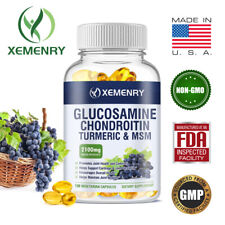 Glucosamina condroitina cúrcuma y MSM 2100 mg - soporte articular de triple fuerza segunda mano  Embacar hacia Argentina