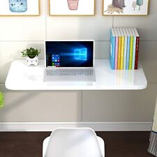 Folding Table Wall Mounted Floating Laptop Desk Fold-Down Work Table with Bracke, used for sale  Shipping to South Africa