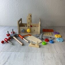 Caja de herramientas de madera para niños juego de simulación juguetes educativos Montessori desmontaje de tuercas segunda mano  Embacar hacia Argentina