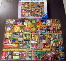 Used, "Kitchen Cupboard" 1000 pc Ravensburger Jigsaw Puzzle  27" x 20" for sale  Shipping to South Africa